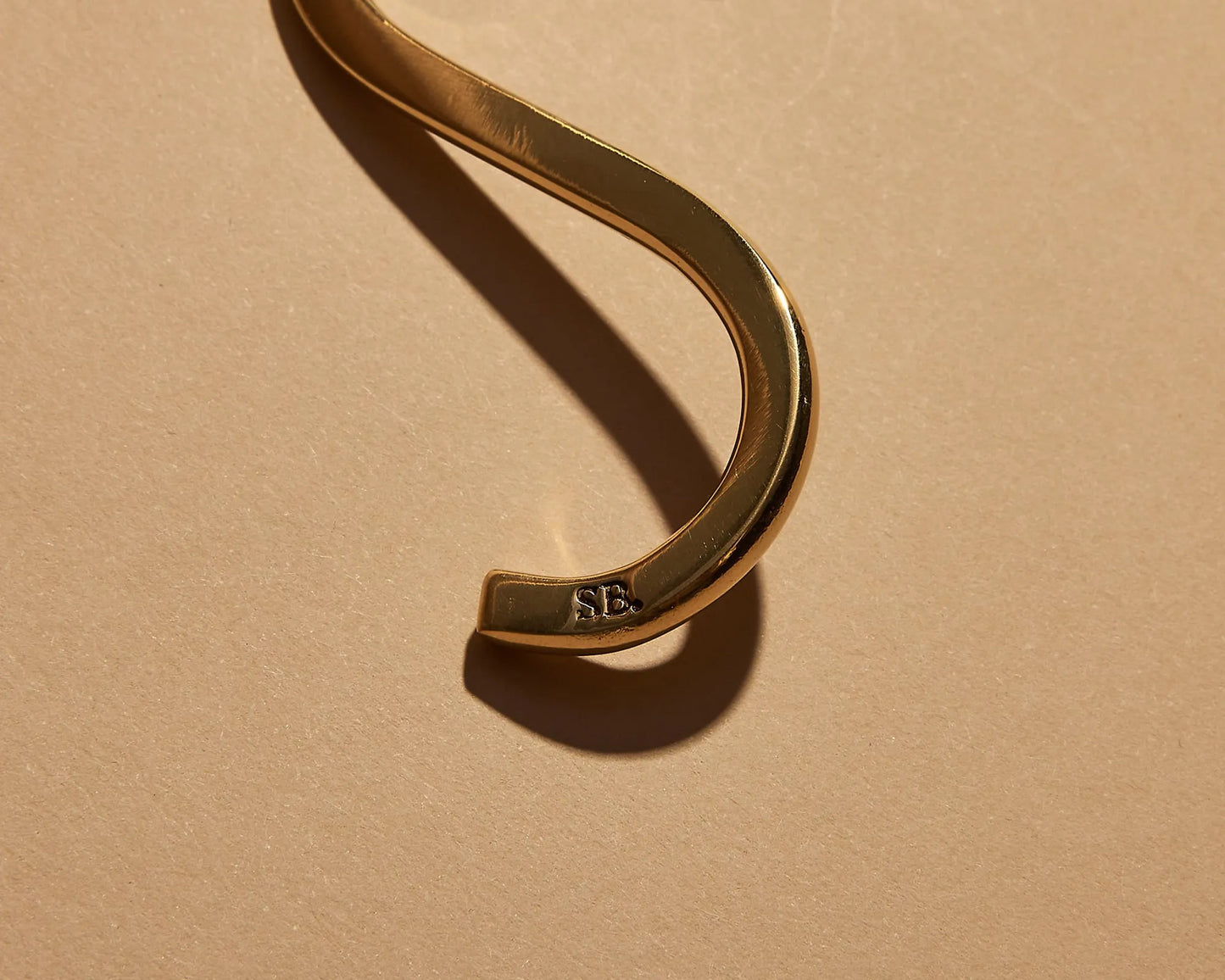 Subtle Bodies手造黃銅線香座 Copper Brass Incense Holder - S Shape