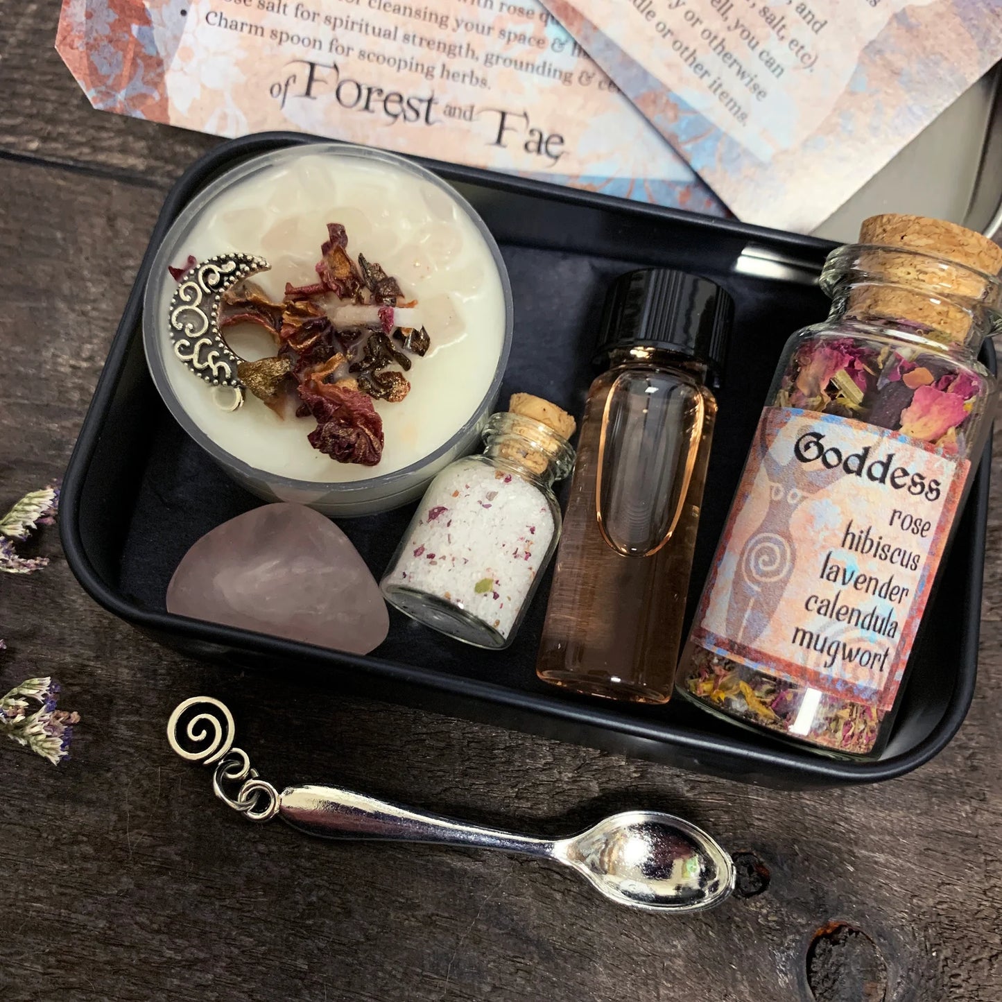 of Forest and Fae女神旅行祭壇套裝 Goddess Travel Altar • Witch Kit For Manifestation & Spells