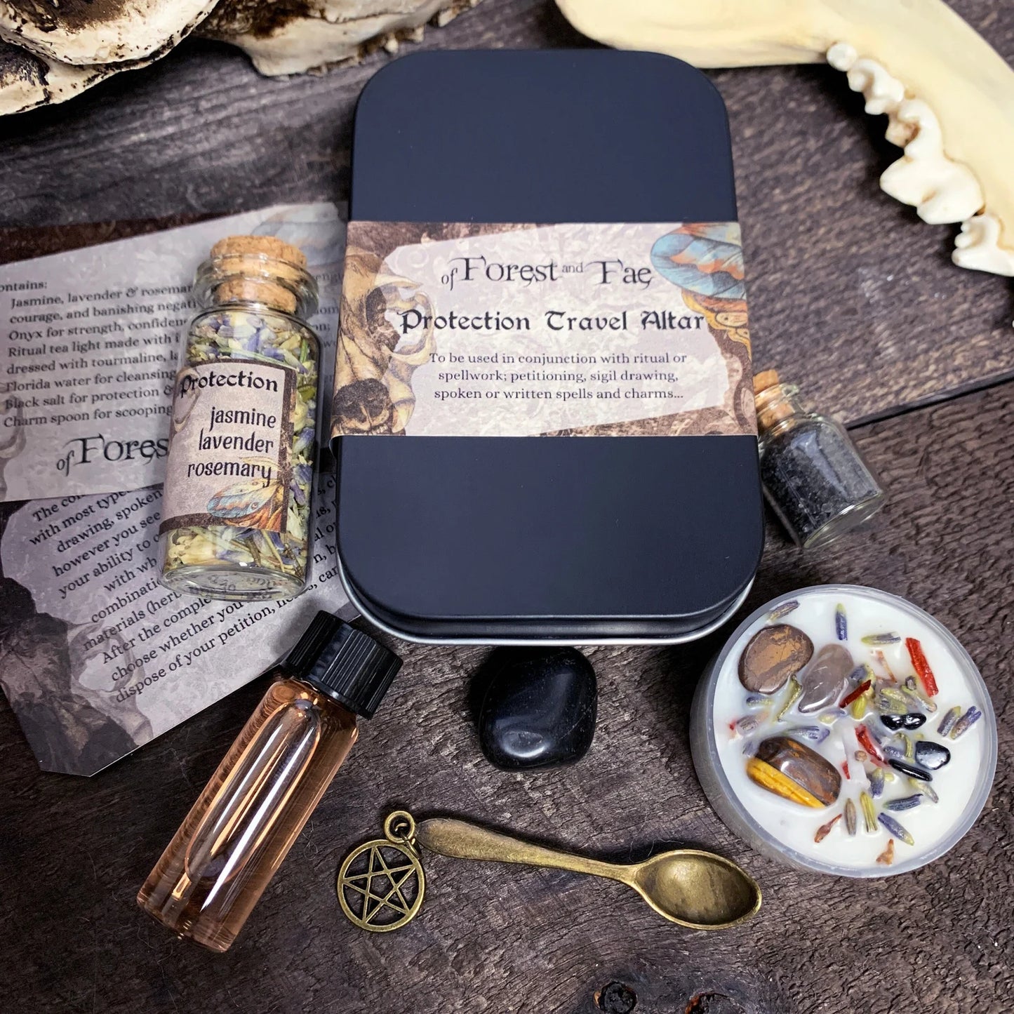 of Forest and Fae守護旅行祭壇套裝 Protection Travel Altar • Witch Kit For Rituals &amp; Spells Diy